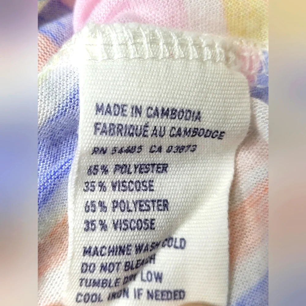 American Eagle Oufitters Colorful Pastel Striped Strappy Tank Top, Size Small - Picture 4 of 6